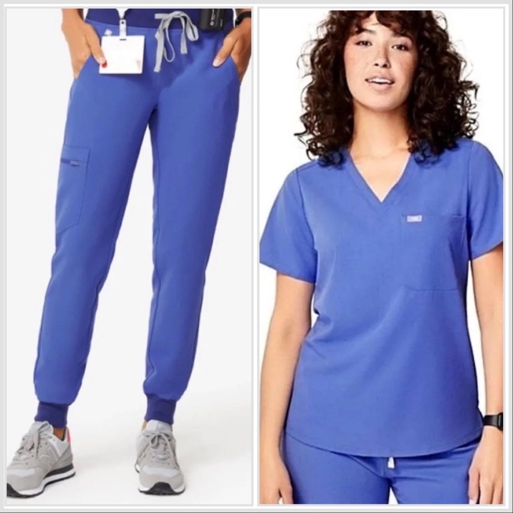 Figs: Limited Edition Denim Scrub Set (small)